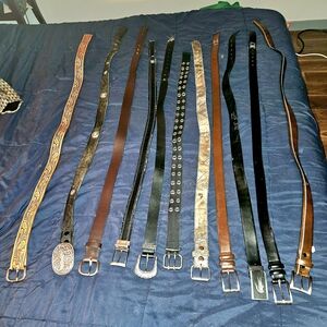 Men's Assorted Leather Belts Collection